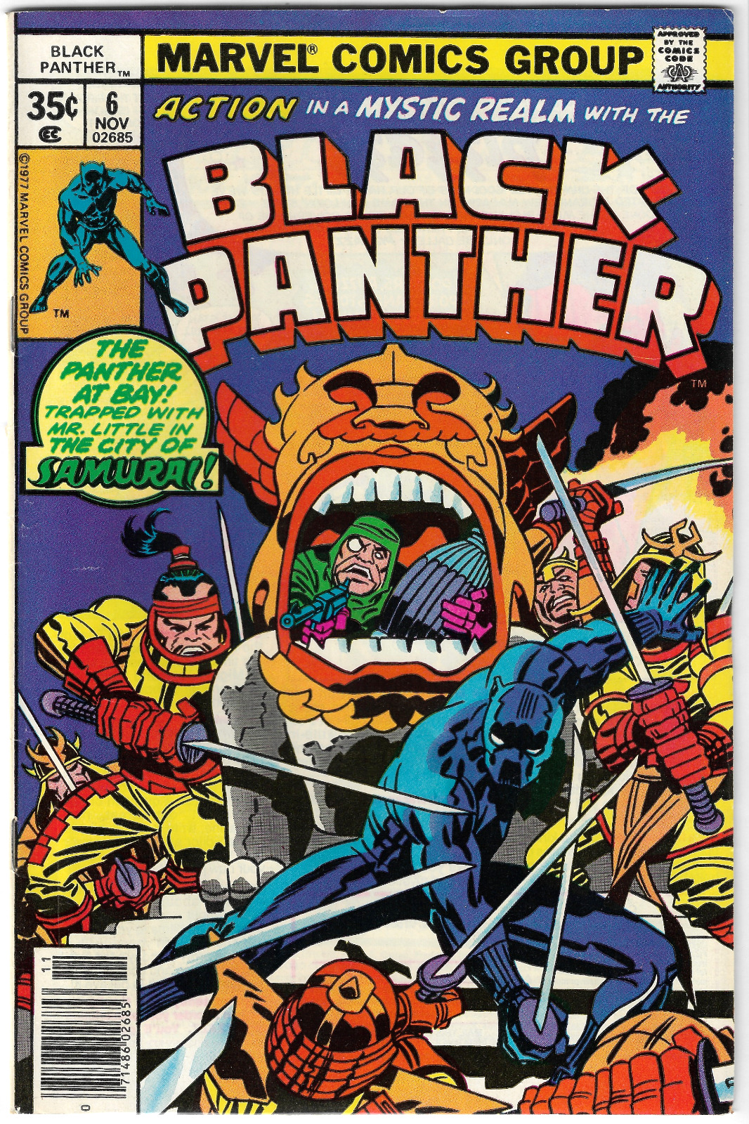Black Panther (1977) #6 First Jakarra Key Issue Marvel Comics