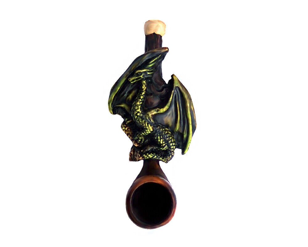 Winged Dragon Handmade Tobacco Smoking Mini Hand Pipe Medieval Fantasy GOT Gift