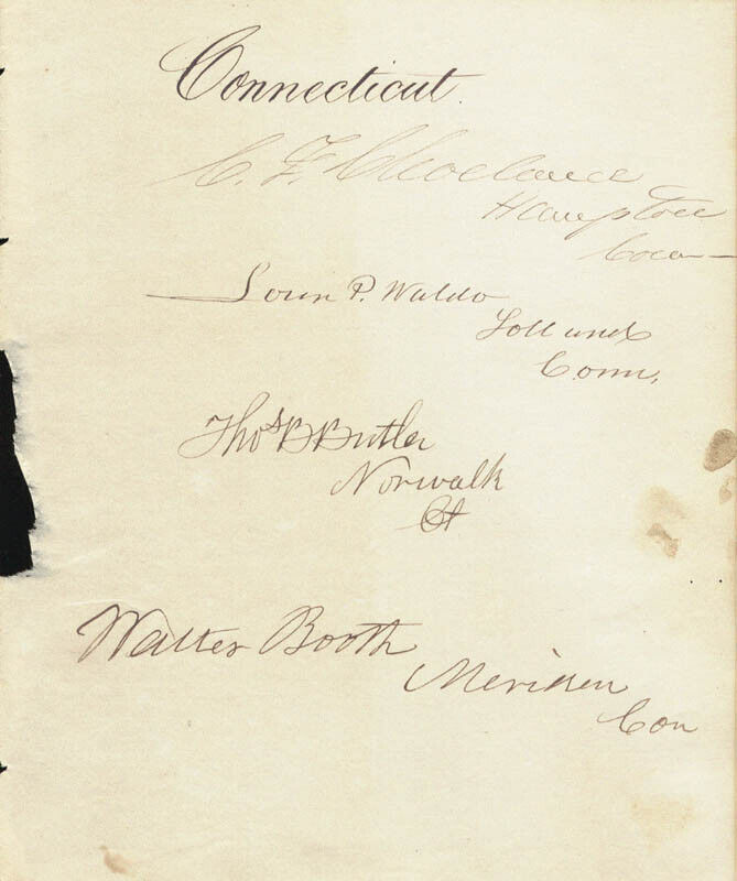 THOMAS BELDEN BUTLER - SIGNATURE(S) WITH CO-SIGNERS