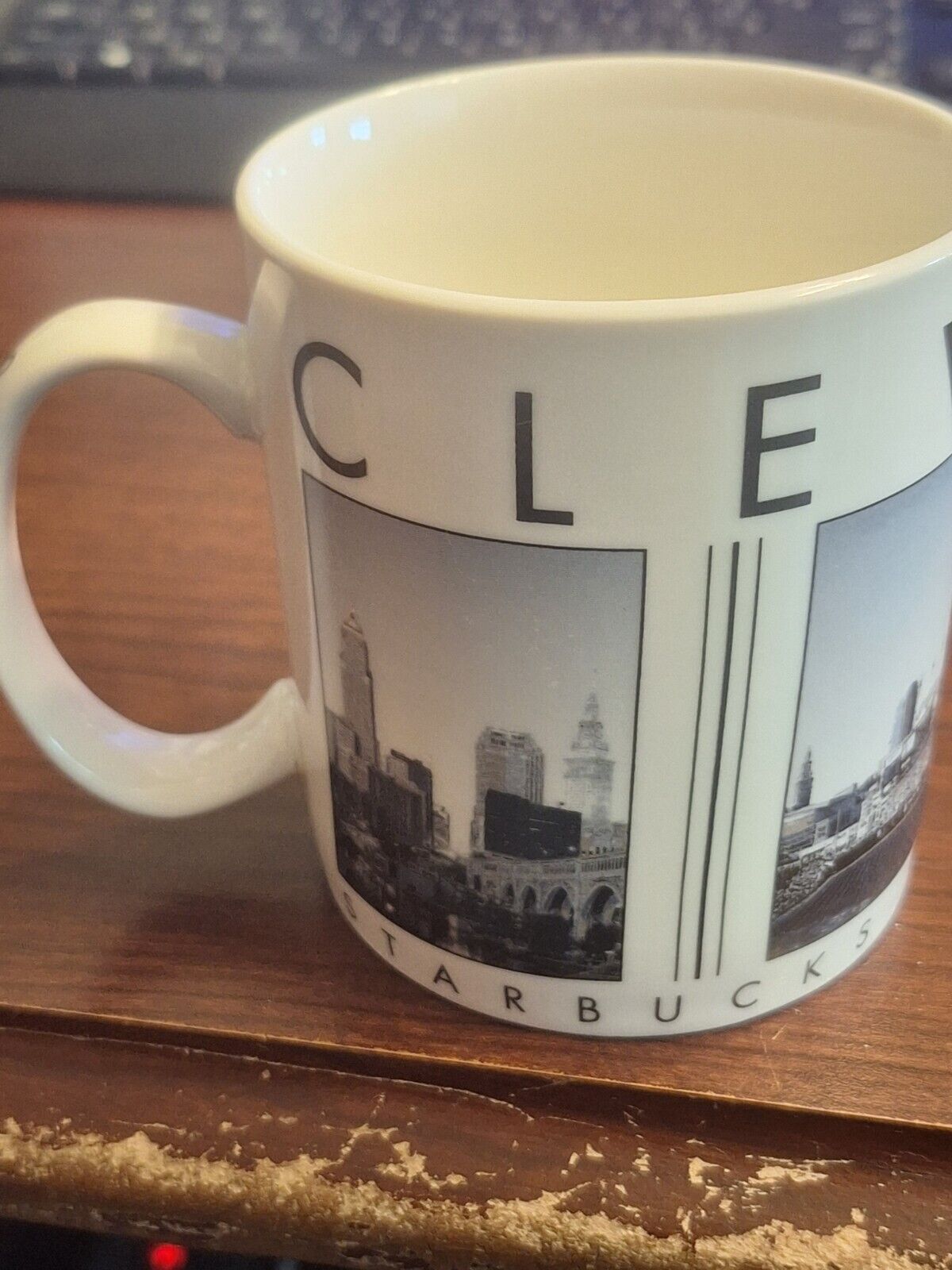 2003 Starbucks  Cleveland   - City Scenes  Barista Series Coffee Mug / Cup