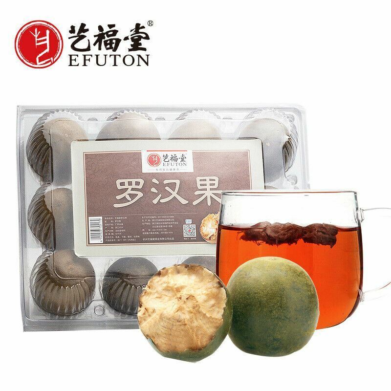 Chinese Tea Gift Healthy Herb Tea 艺福堂 中国茶饮 广西桂林永福特产 罗汉果茶 大果10个 花草茶