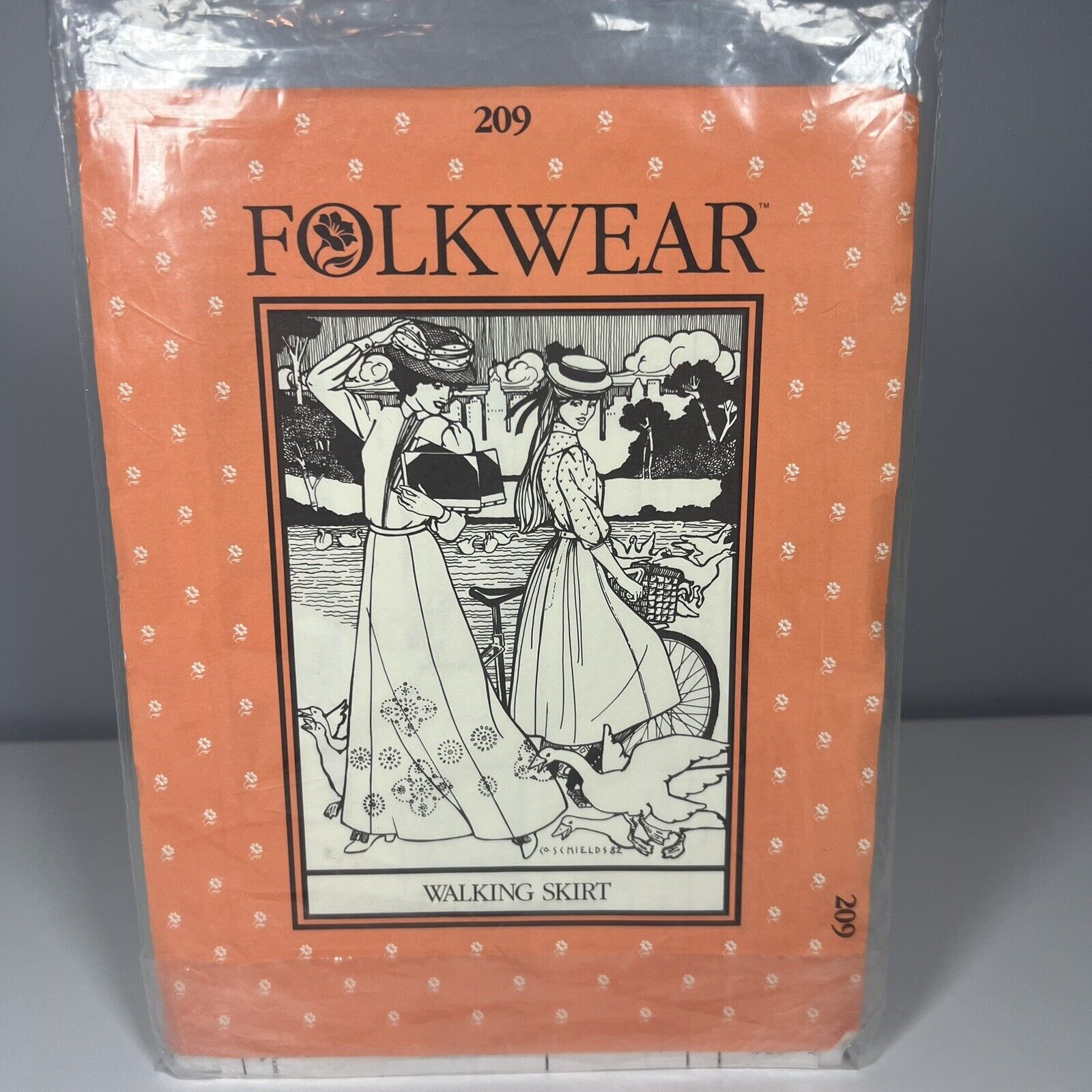 Folkwear Sewing Pattern 209 Walking Skirt 1980 Women New Uncut