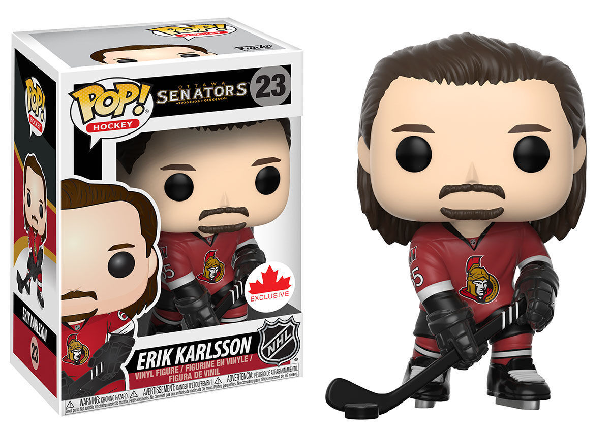 VAULTED Funko Pop Hockey: ERIK KARLSSON #23 Ottawa Senators w/Protector