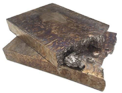 Bismuth Chunk (5 pounds | 99.99+% Pure) Raw Bismuth Metal | Great for Crystal...