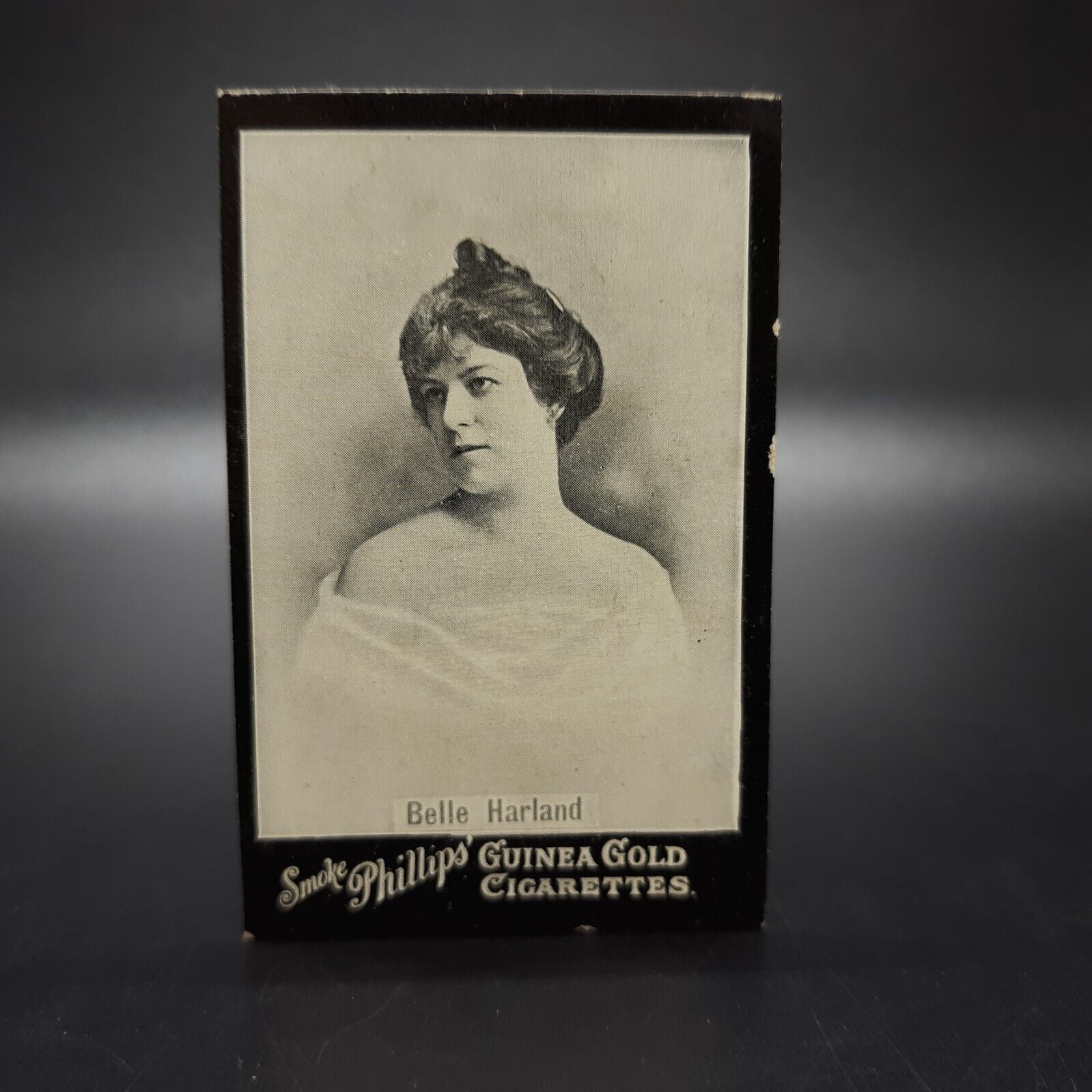 1899 Philips Guinea Gold Actress Belle Harland Antique Tobacco Cigarette Card