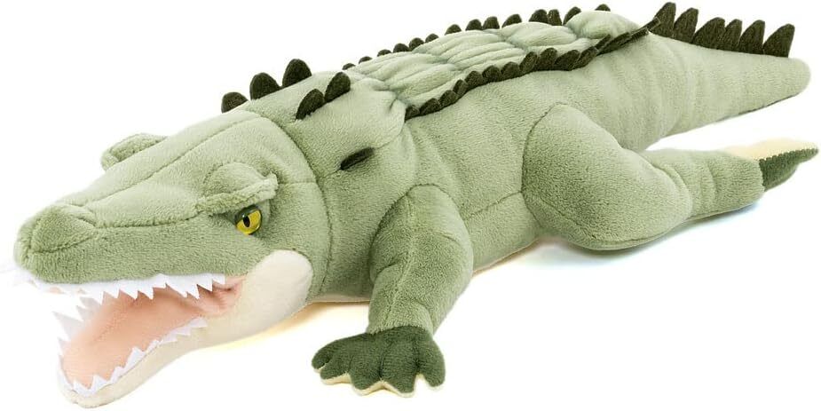 Colorata Saltwater Crocodile Stuffed Animal 16cm x 8cm x 38cm