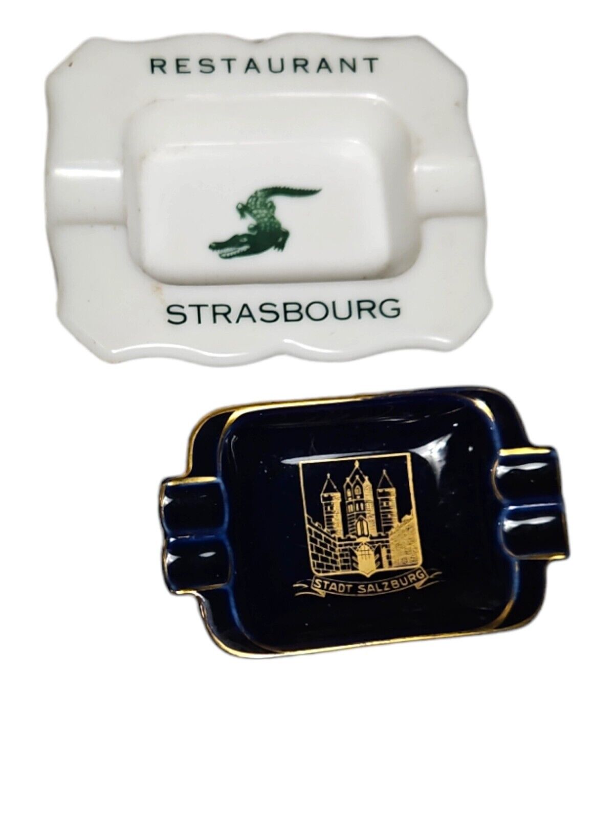 Vintage German Miniature Souvenir Ashtrays