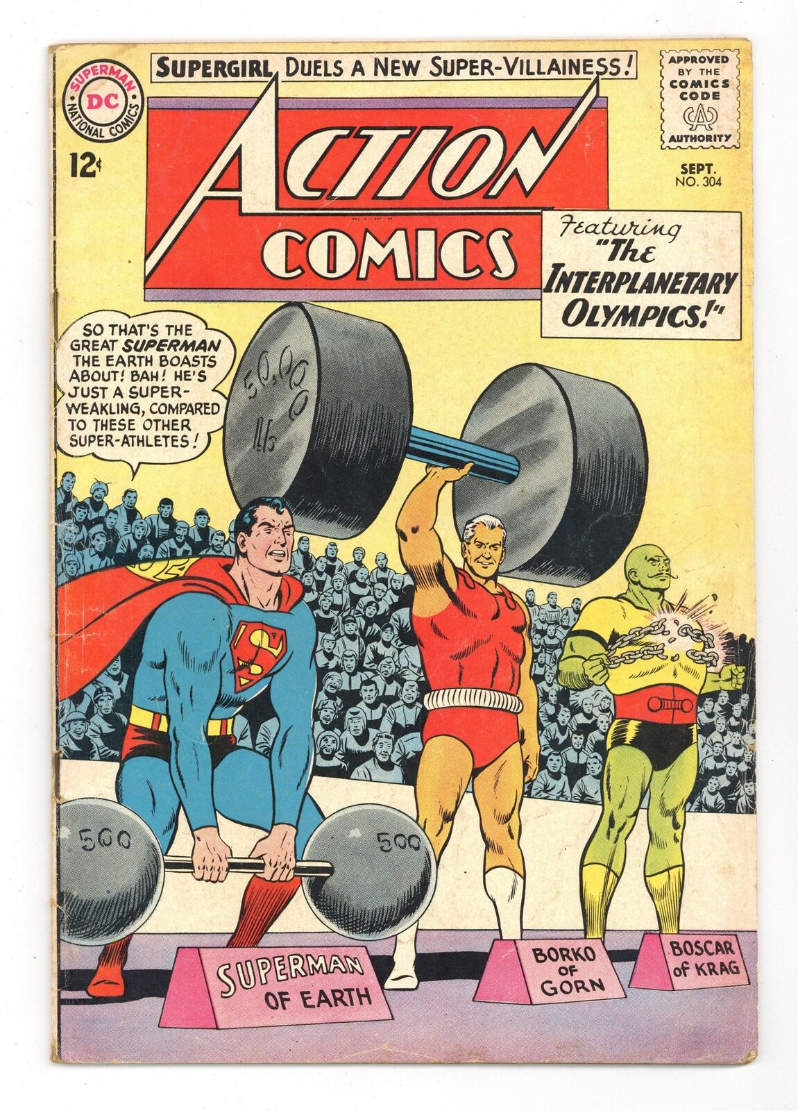 Action Comics #304 VG+ 4.5 1963