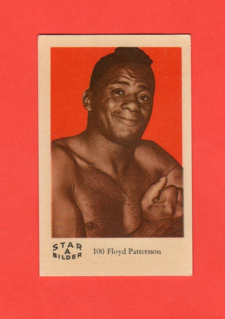 1962 Floyd Patterson Dutch Gum Card Star A Bilder Rare 