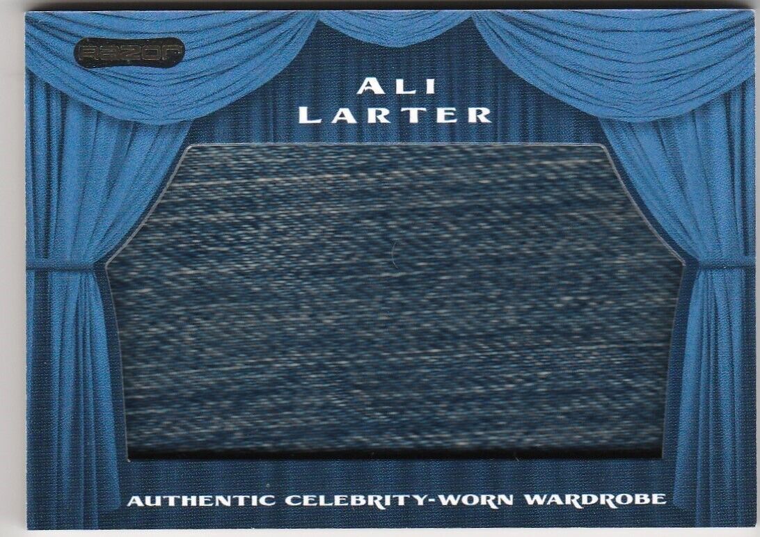 2010 Leaf Pop Century Authentic Costumes Blue #SW-3 Ali Larter 056-N