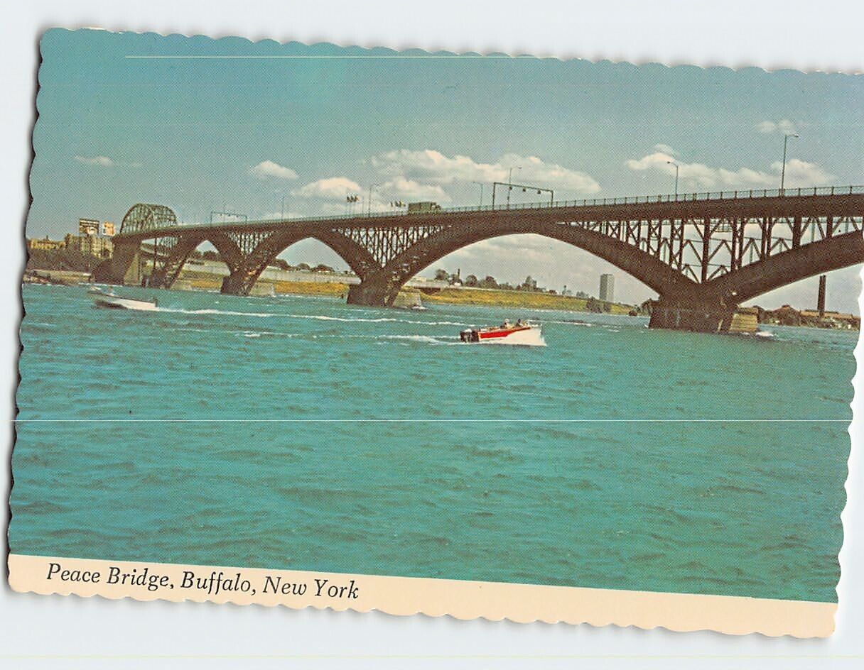 Postcard Peace Bridge Buffalo New York USA