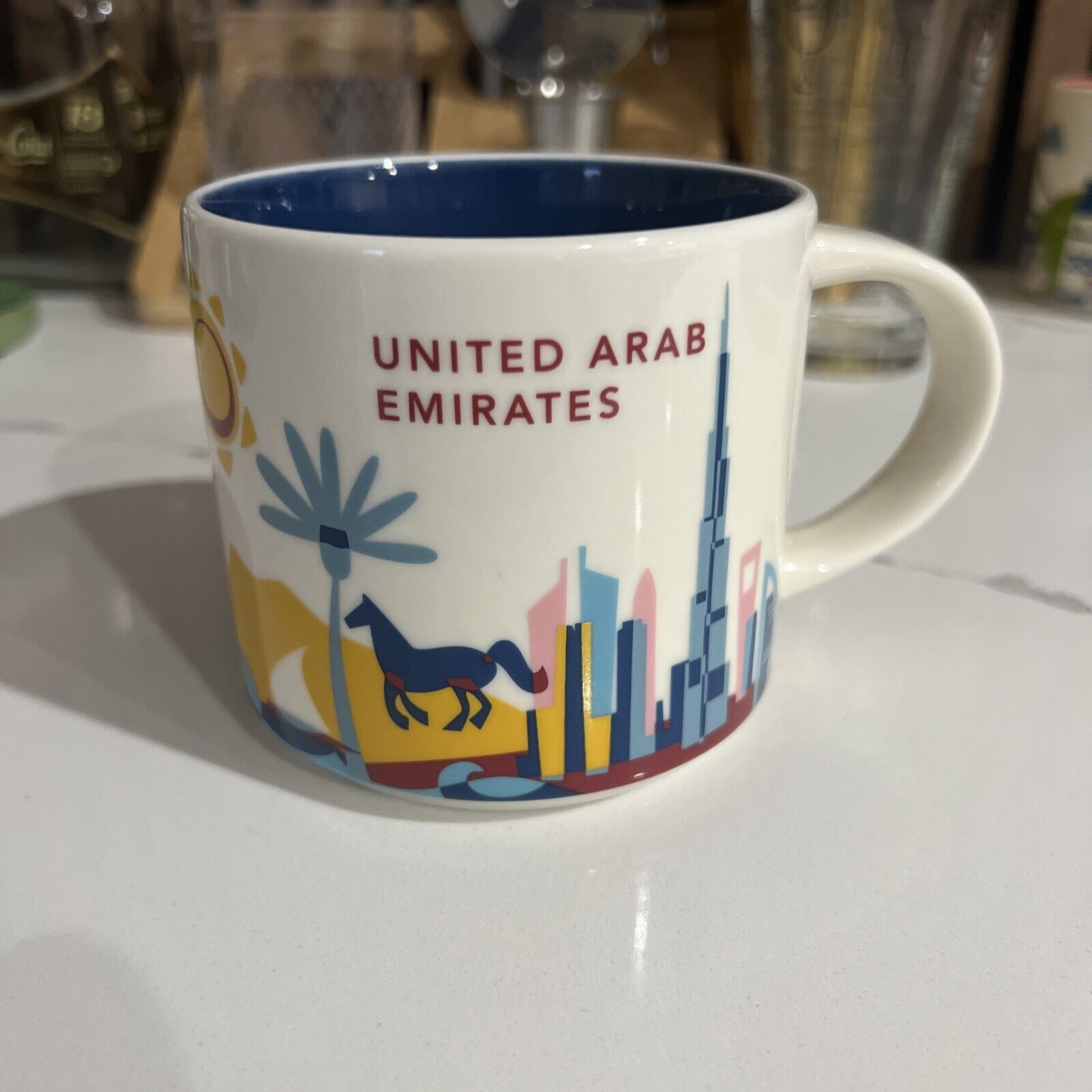 RARE 2018 Starbucks You Are Here United Arab Emirates Coffee Cup Tea Mug | 14oz