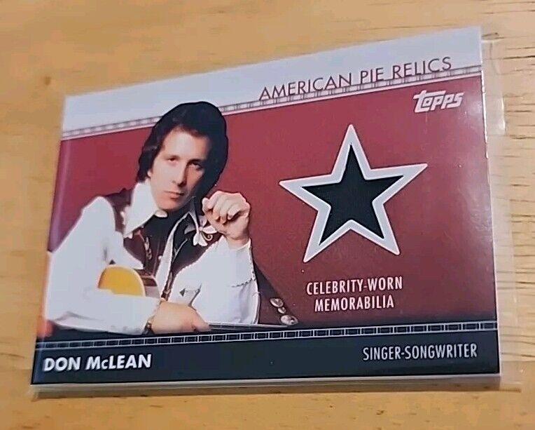 Topps American Pie Relics Celebrity Worn - Don McLean / Singer 