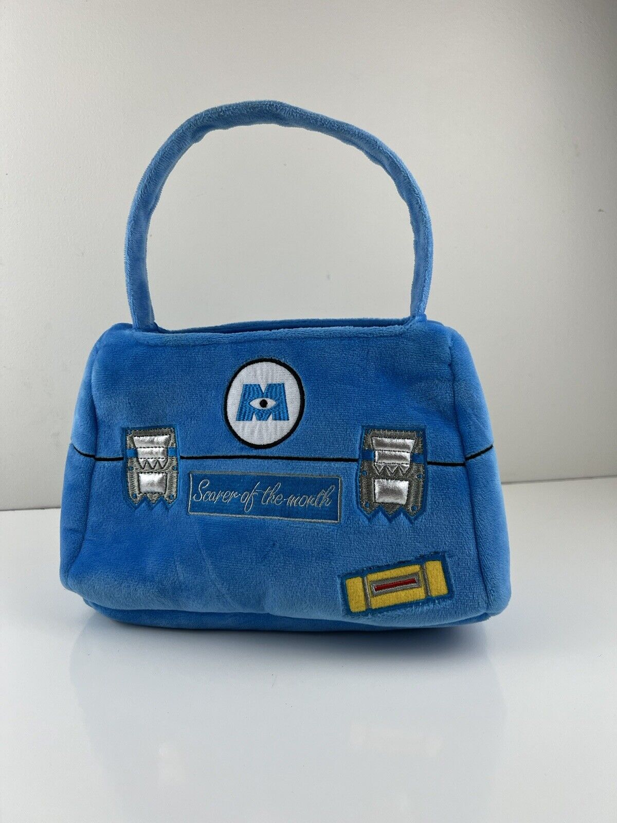 Monsters Inc Plush Bag Pixar Purse Scarer Of The Month Halloween Candy Bucket