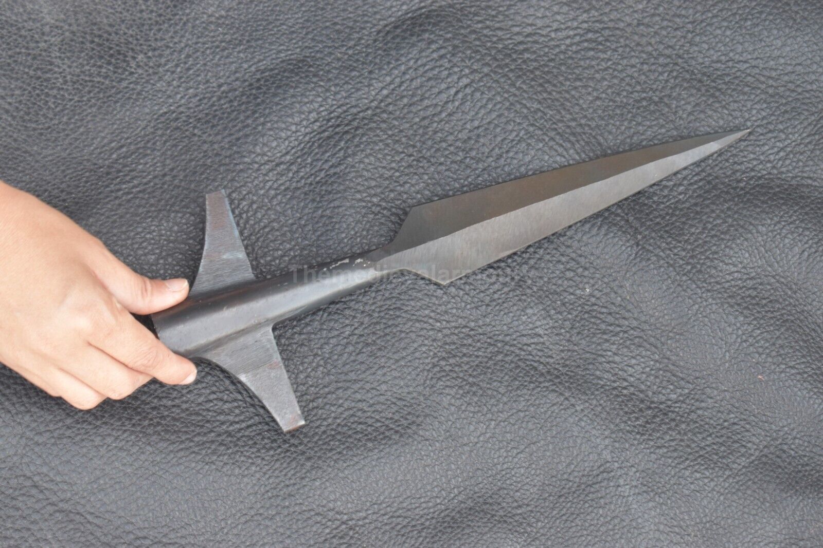Hand forged medieval wing spearhead. Best gift for Easter, hen party, Halloween.