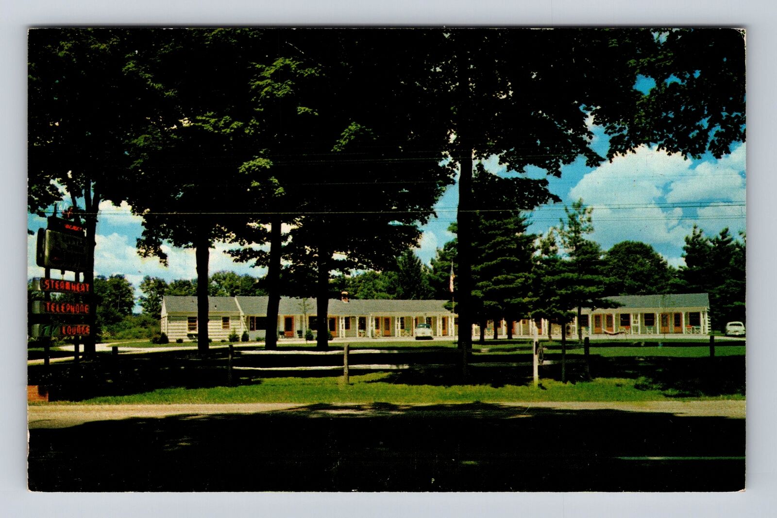 Coldwater MI-Michigan, Little King Motel, Advertising, Antique Vintage Postcard