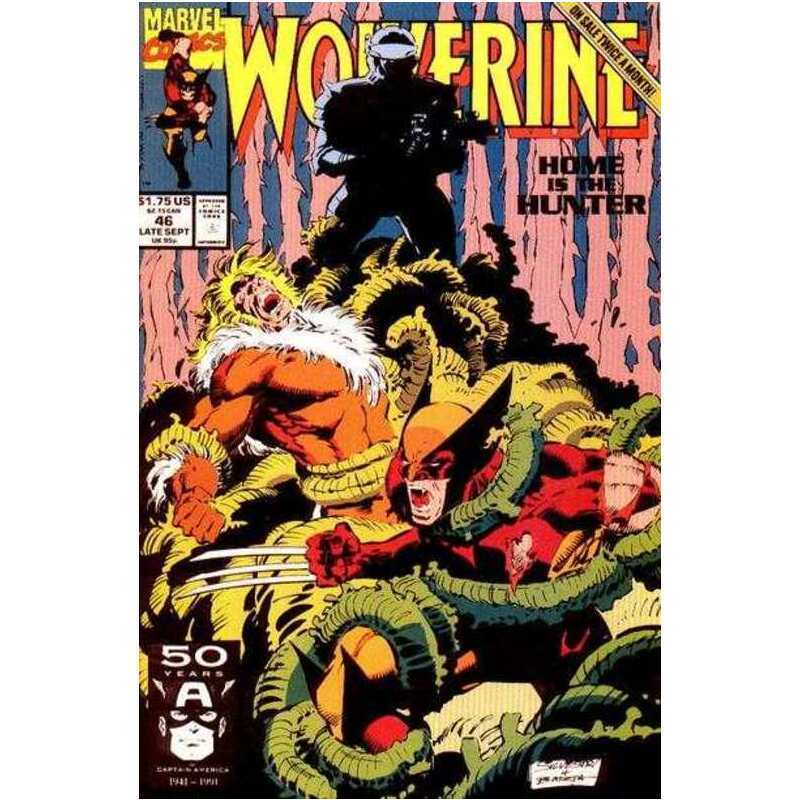 Wolverine #46  - 1988 series Marvel comics NM minus Full description below [a]