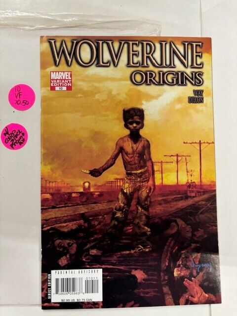 WOLVERINE ORIGINS #10B 1st Appearance Of Daken Suydam Variant EDITION Marvel