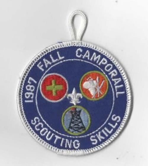 1987 Fall Camporall Scouting Skills WHT Bdr. [AR-2215]