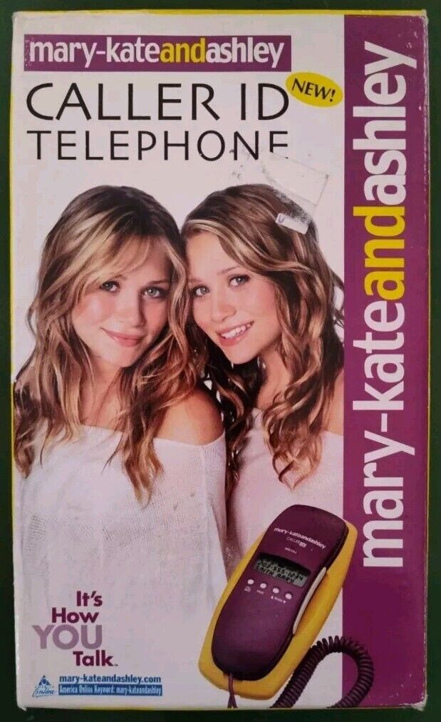 2003 MARY-KATE AND ASHLEY OSLEN TWINS TELEPHONE W/ CALLER ID - NEW