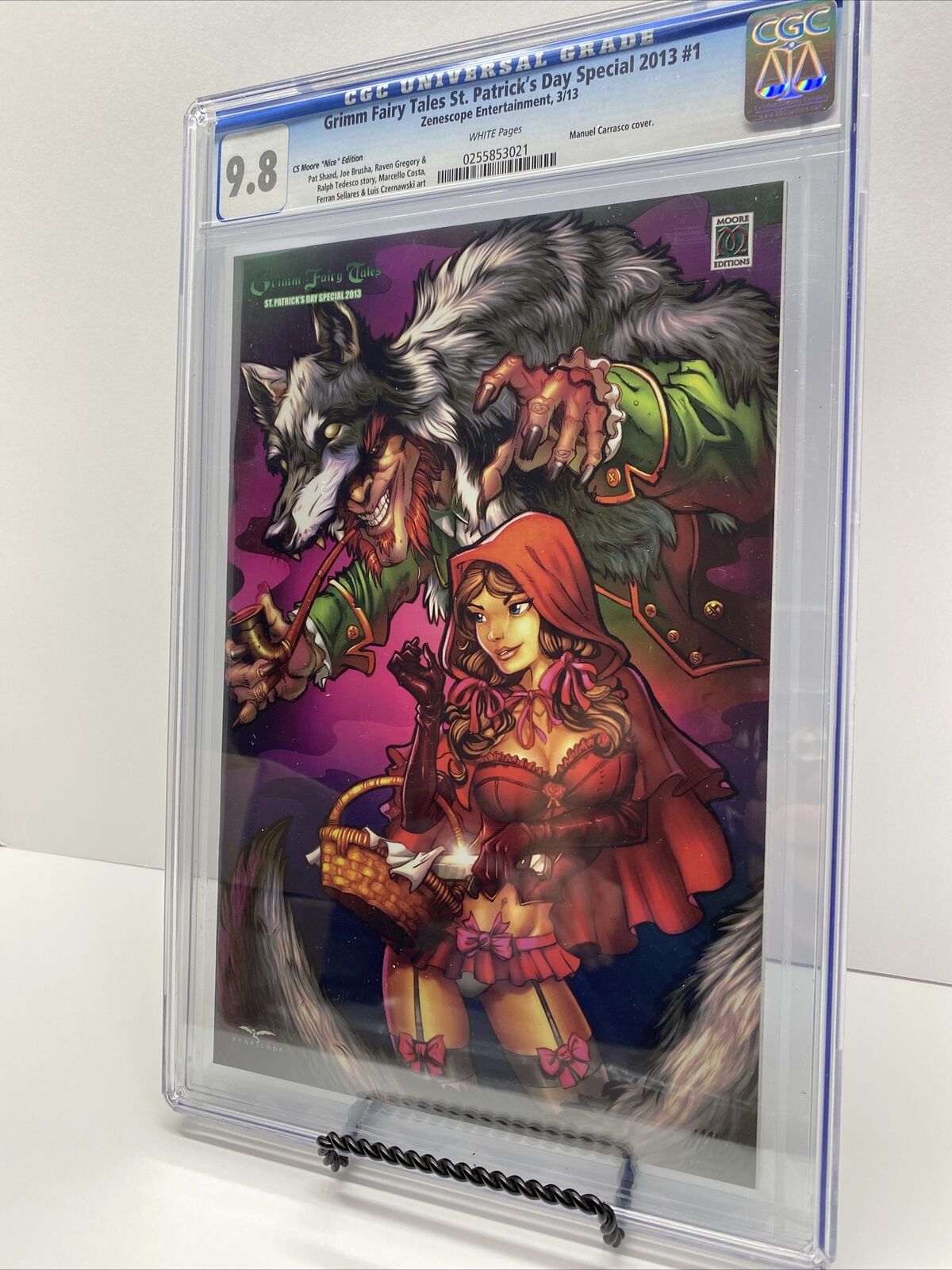 Grimm Fairy Tales St. Patrick\'s Day Special #1 Moore Editions 1/250 Ltd CGC 9.8