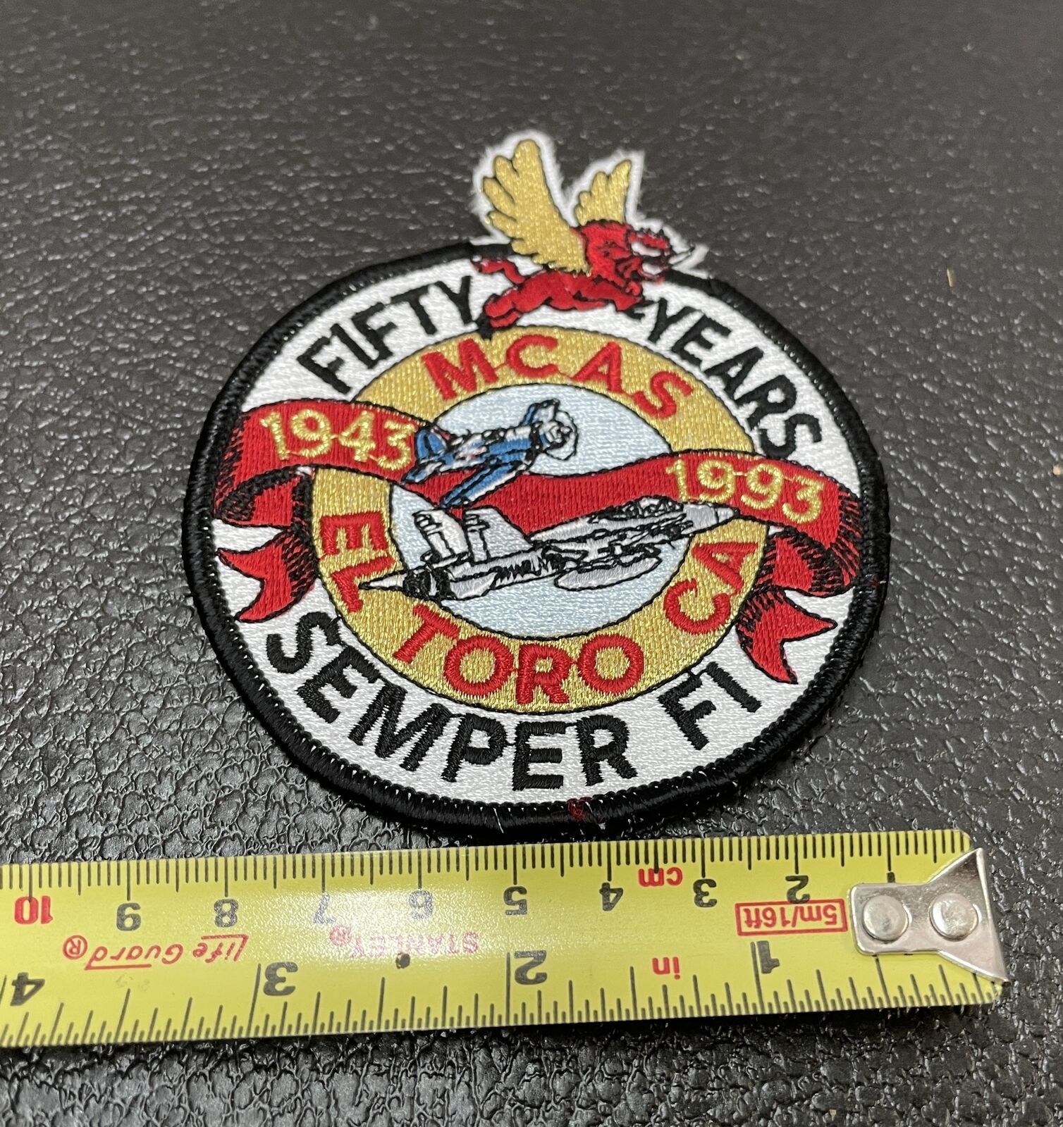 Marine Corps Fifty Years Semper Fi MCAS El Toro Ca 1943-1993 Embroidered Patch