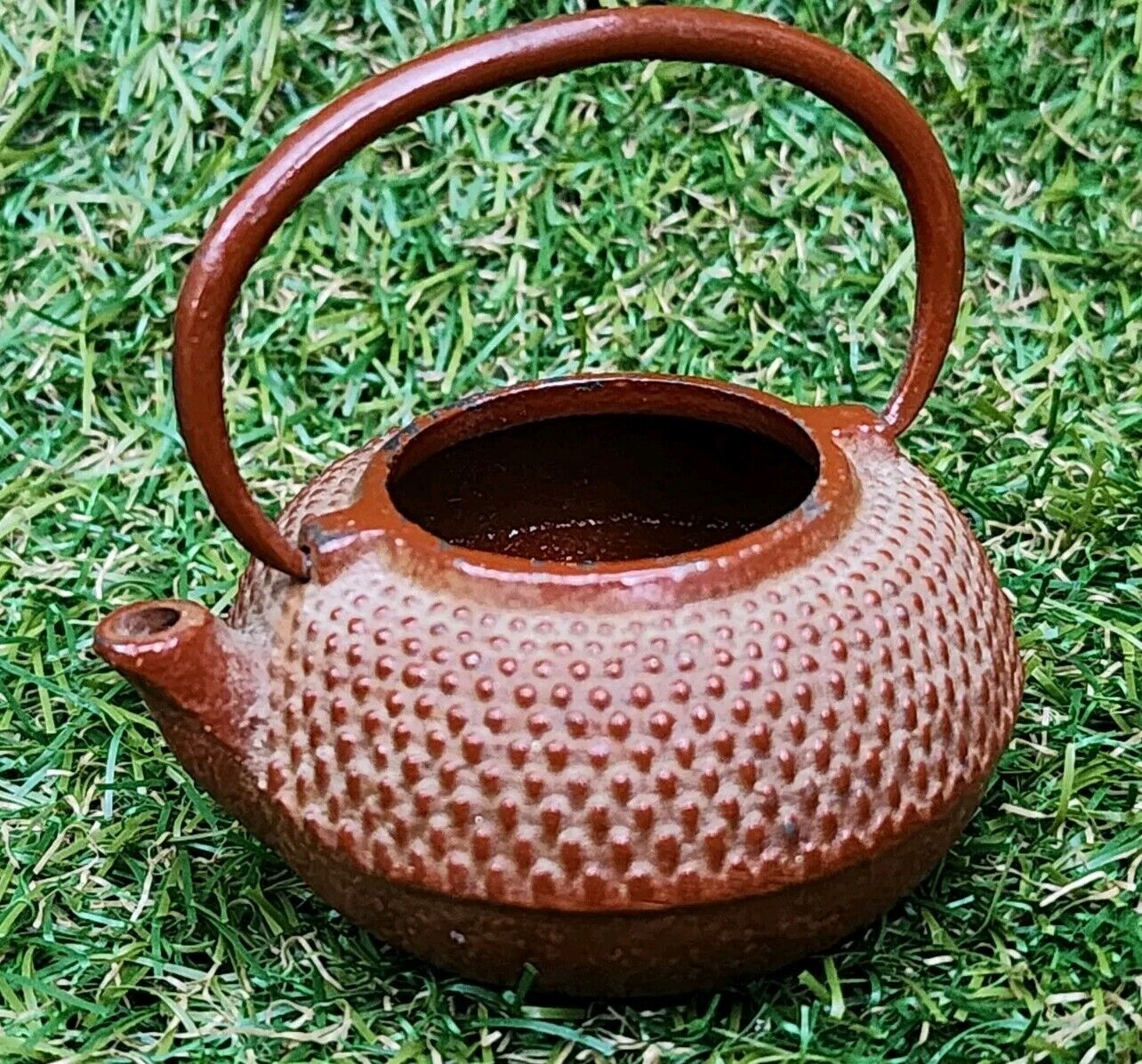 Japanese Teapot Miniature Tetsubin Kyusu Cast Iron Antique Tea Pot Kettle 2.5\