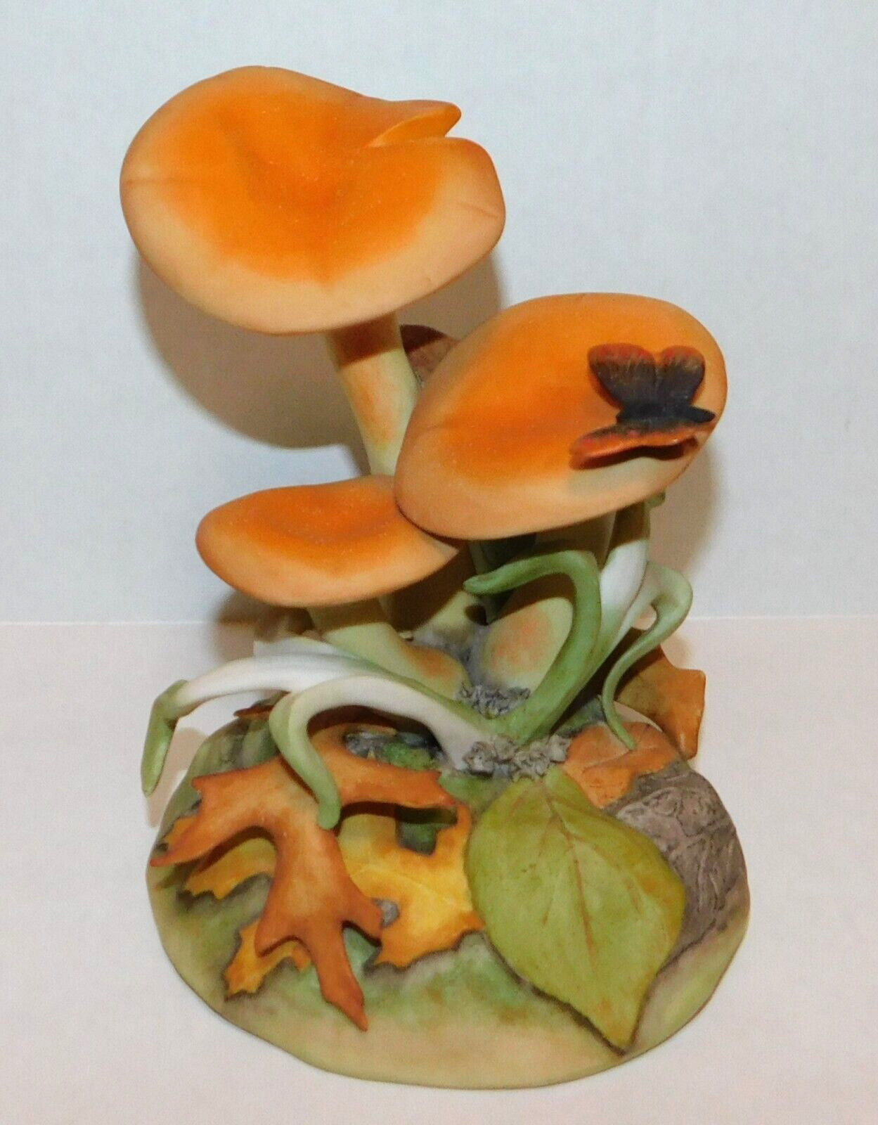 Vintage Cybis Mushroom ‘Jack O’Lantern’ Porcelain Figurine