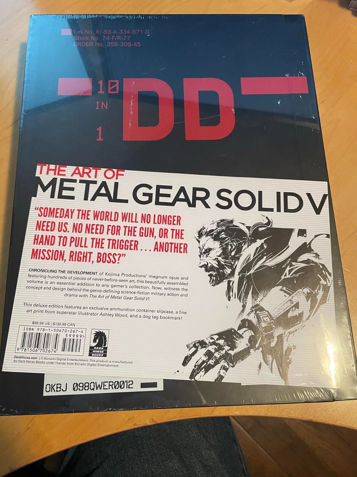The Art of Metal Gear Solid V Limited Edition Hardcover Art Book, Sealed, Rare