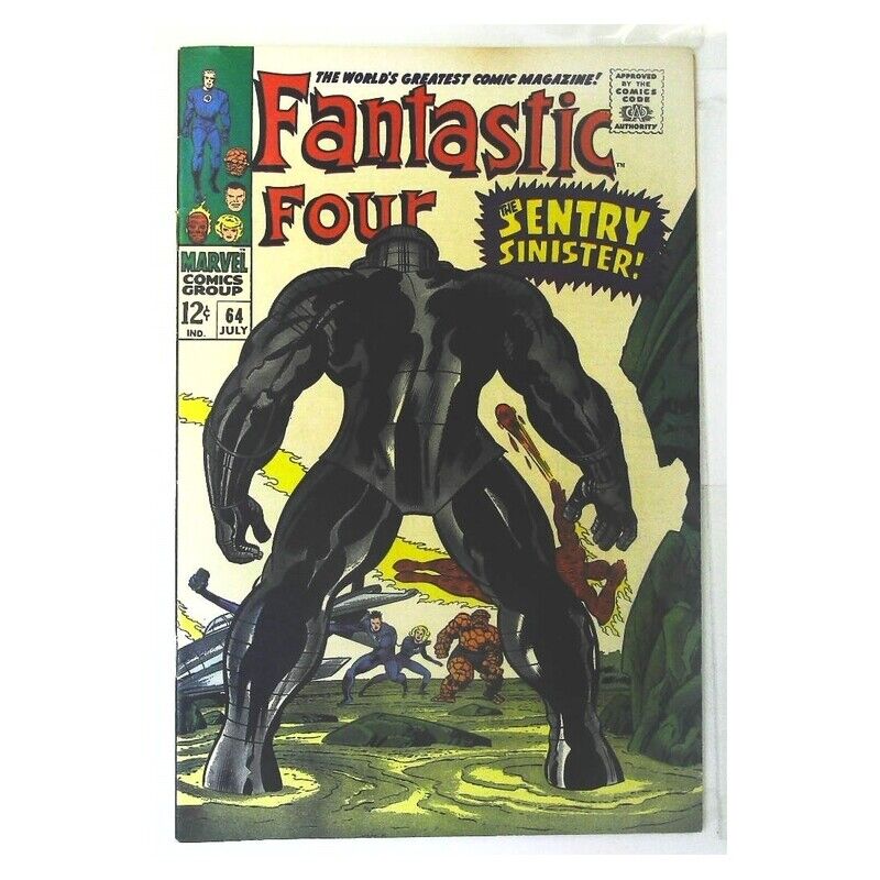 Fantastic Four (1961 series) #64 in Very Fine minus condition. Marvel comics [k,