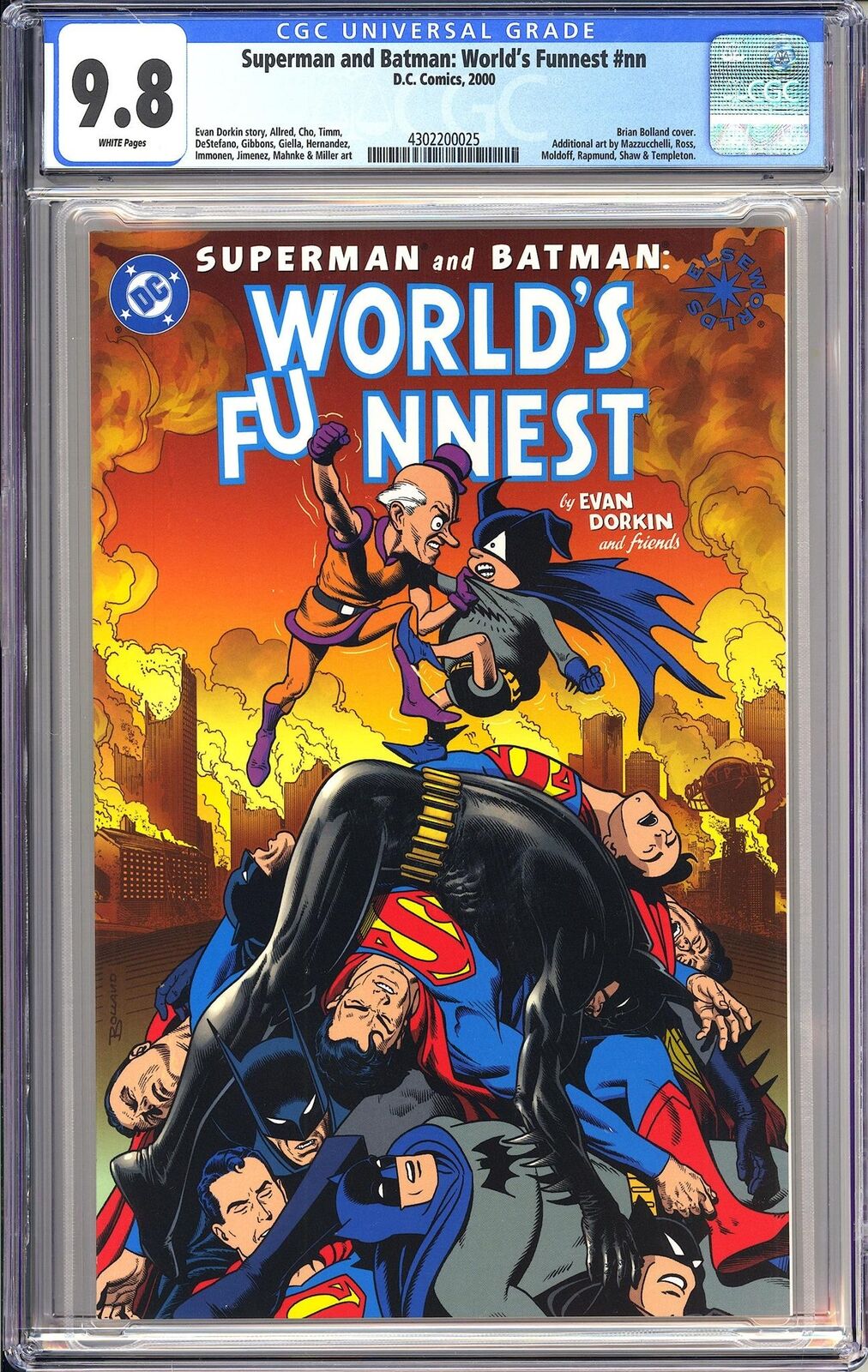 Superman & Batman World\'s Funnest CGC 9.8 2000 4302200025 Mr. Mxyztplk/Bat-Mite