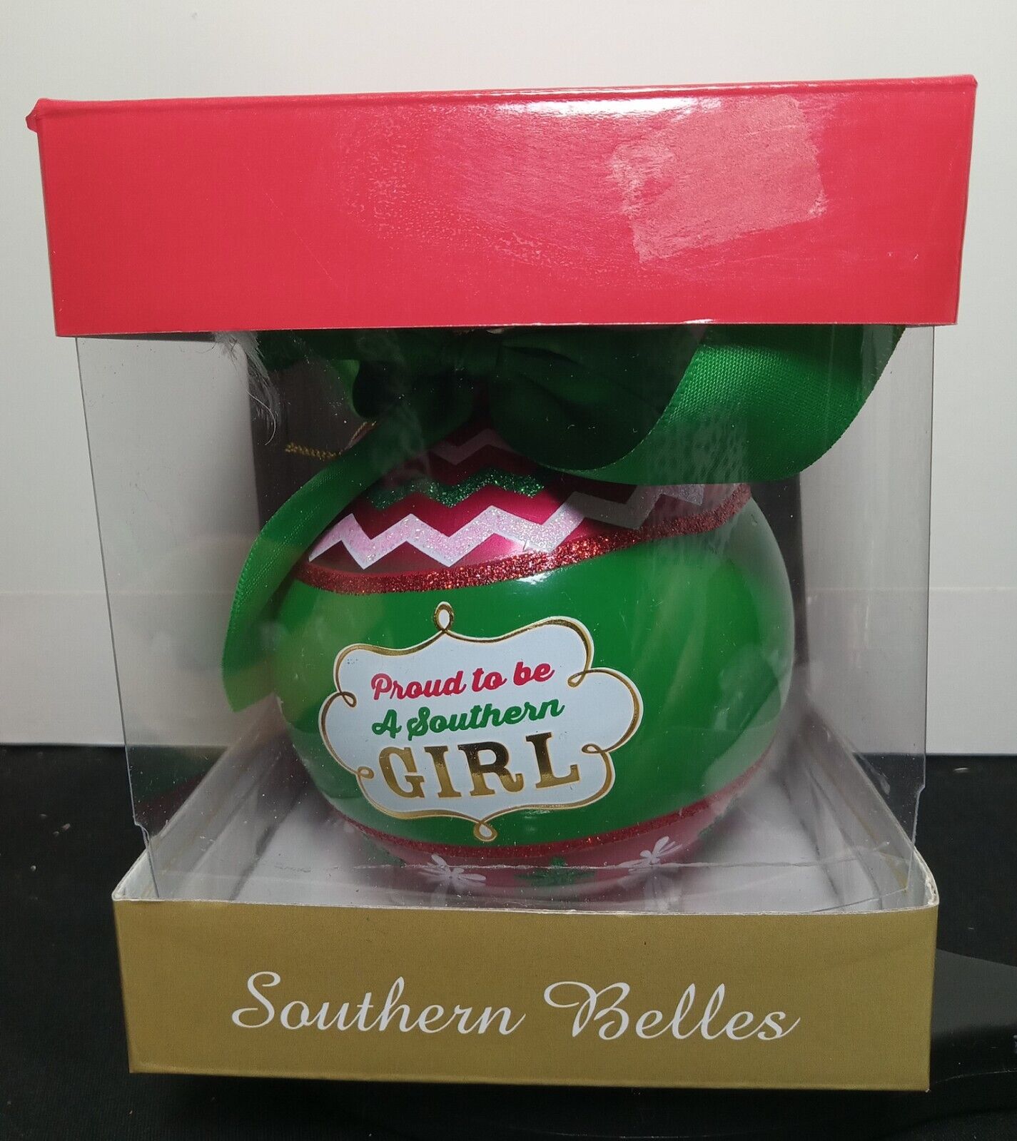 Proud To Be A Southern GIRL SOUTHERN BELL CHRISTMAS Ornament NOS