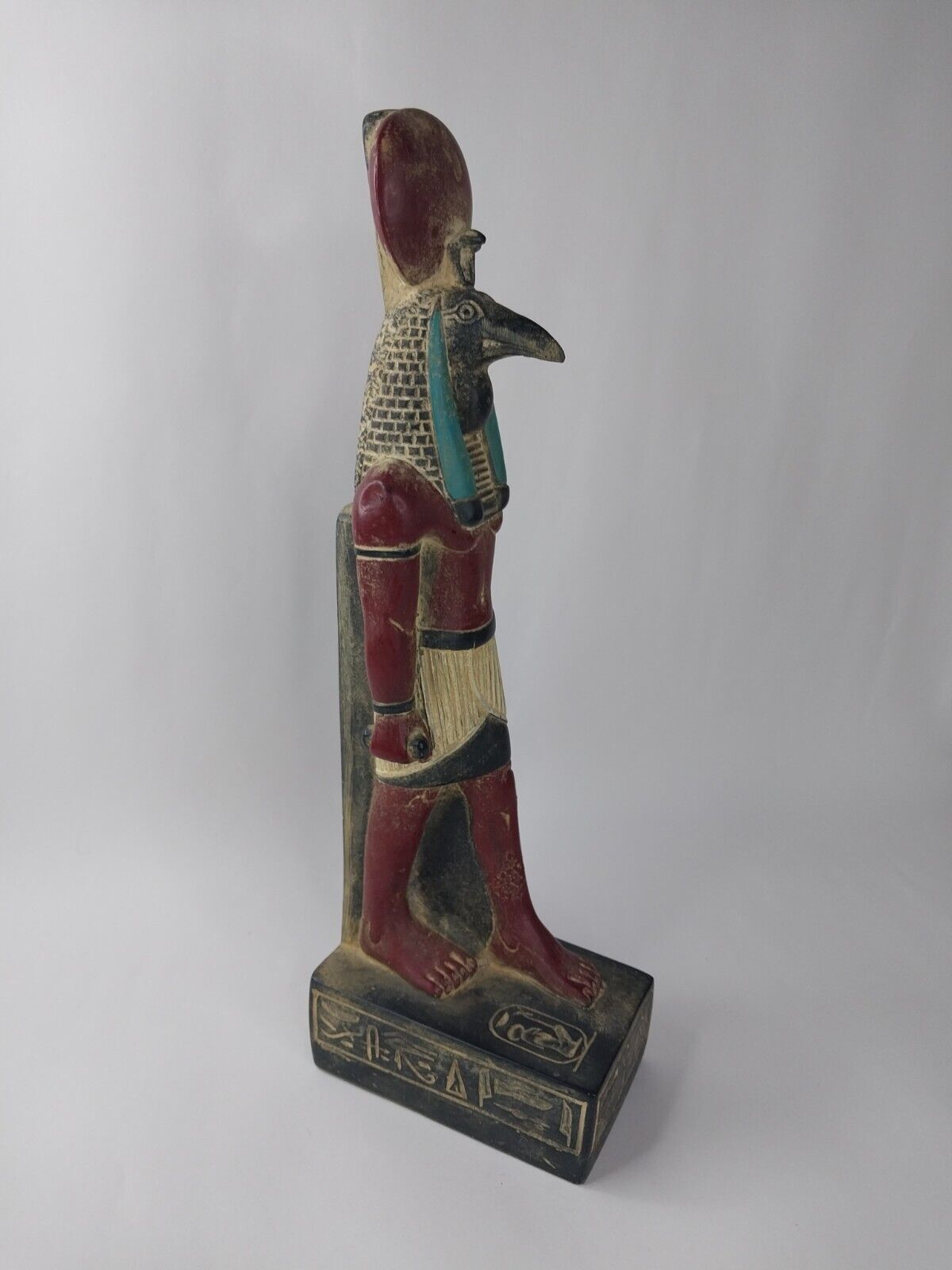 RARE ANTIQUE ANCIENT EGYPTIAN Thoth Moon of Wisdom Statue Heavy Stone