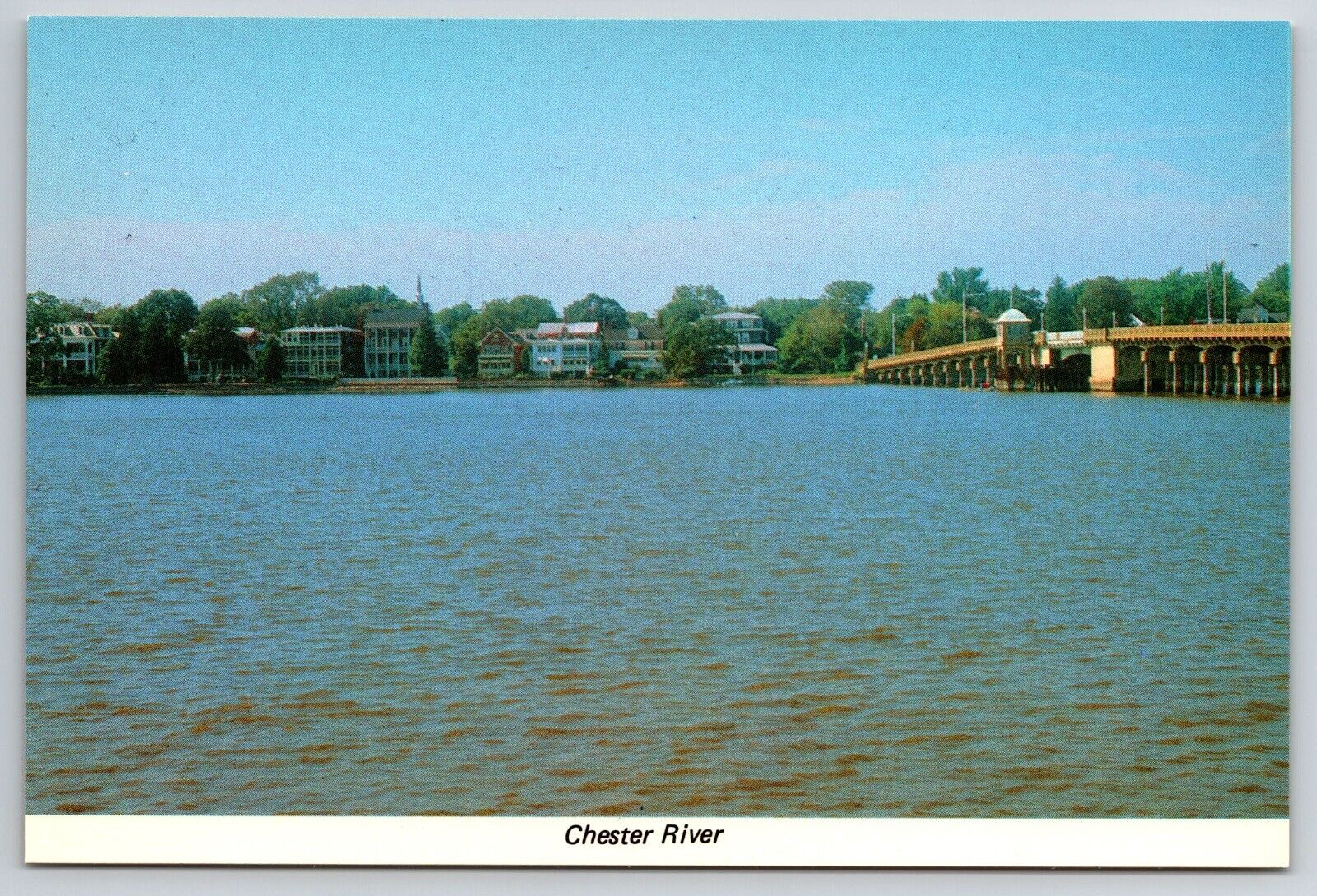 Chester River View toward Chestertown, Maryland Postcard CO-0227