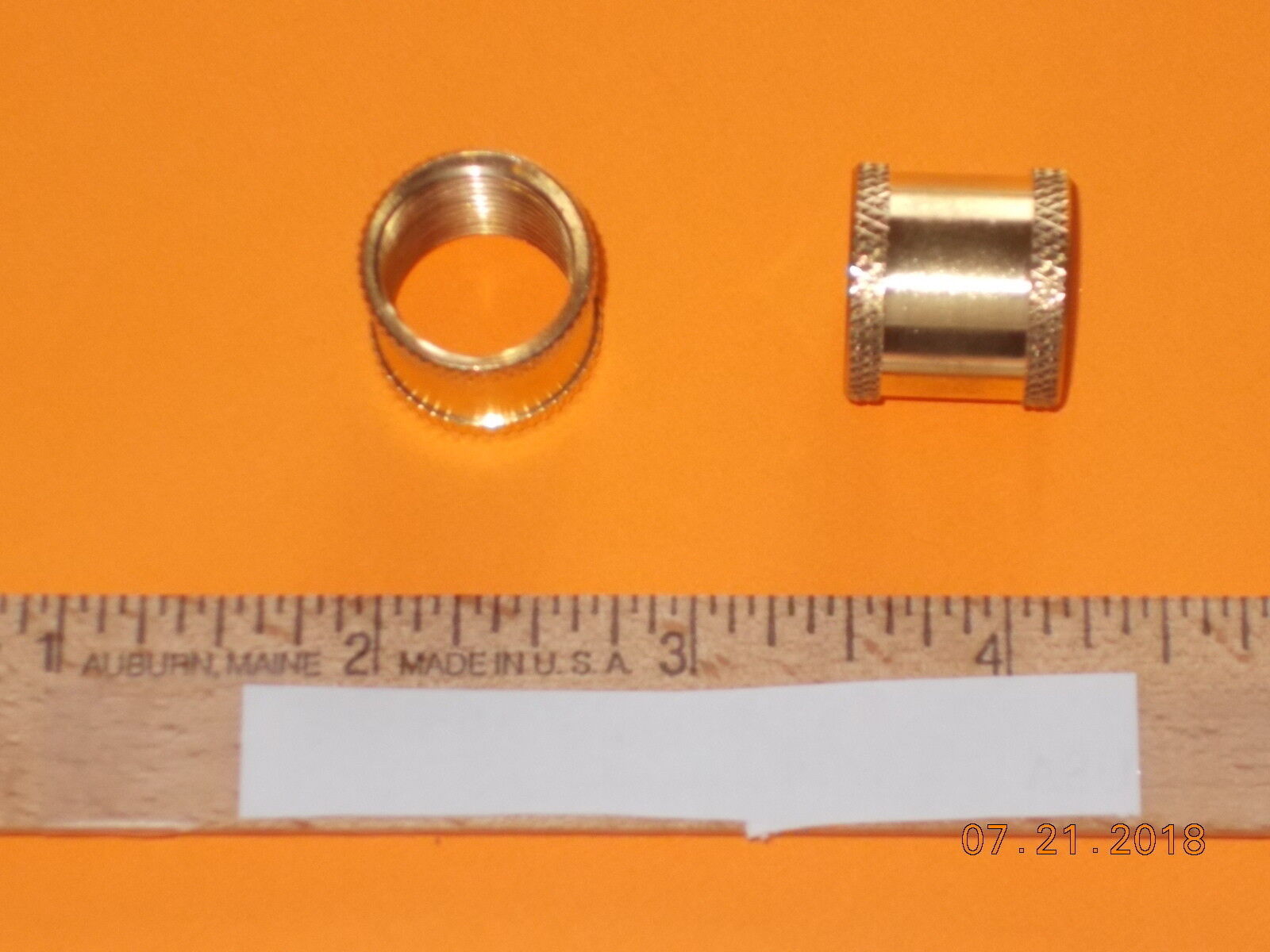 Tobacco Pipe parts & accessories - (1) Large chamber - brass - 5/8