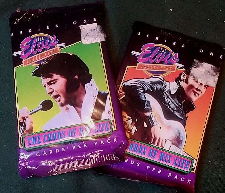 Vtg 1992 Elvis Presley Trading Series One The Cards Of His Life Sealed Packs X2