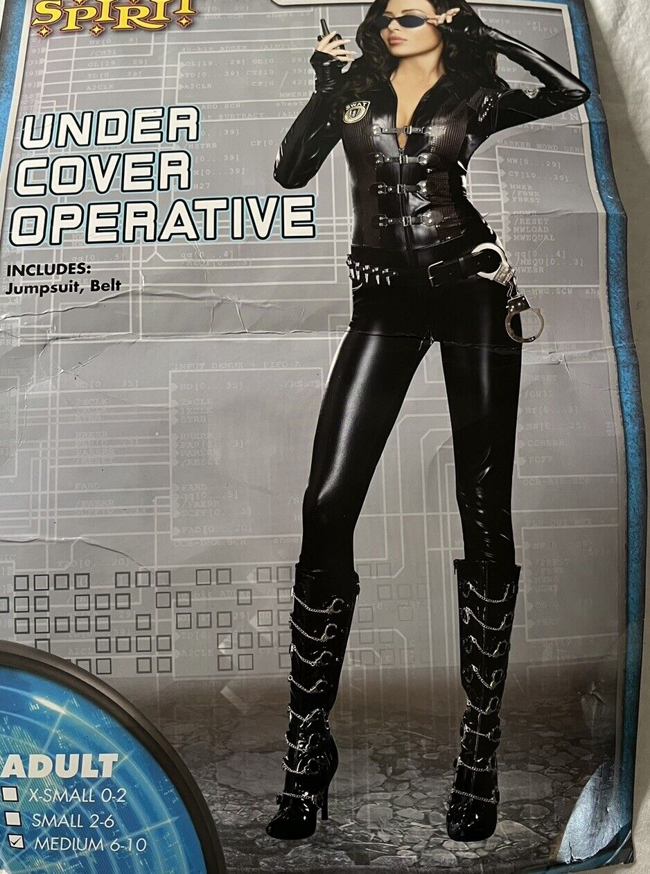 Spirit, Undercover Operative, Medium Spy, SWAT police Cosplay Costume