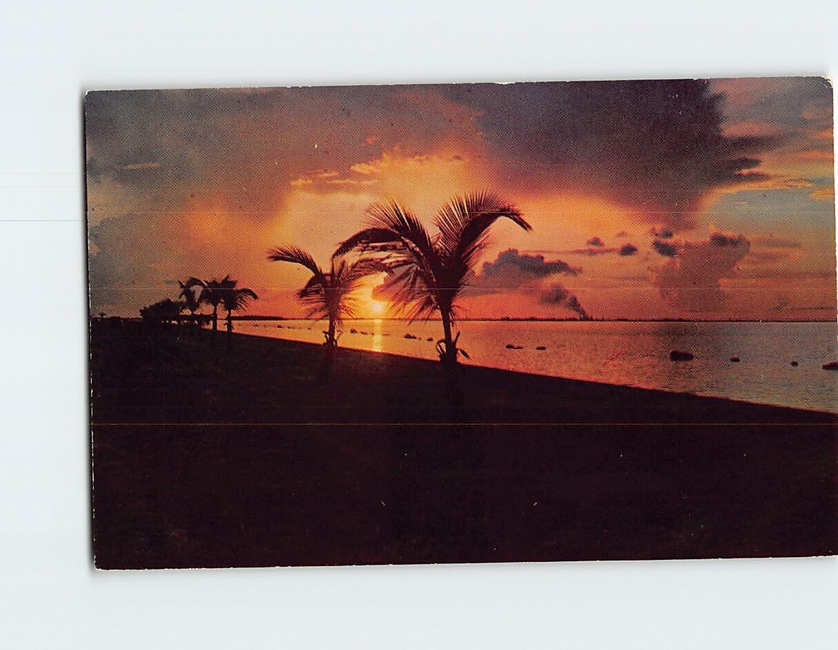 Postcard A Beautiful Sunset USA North America