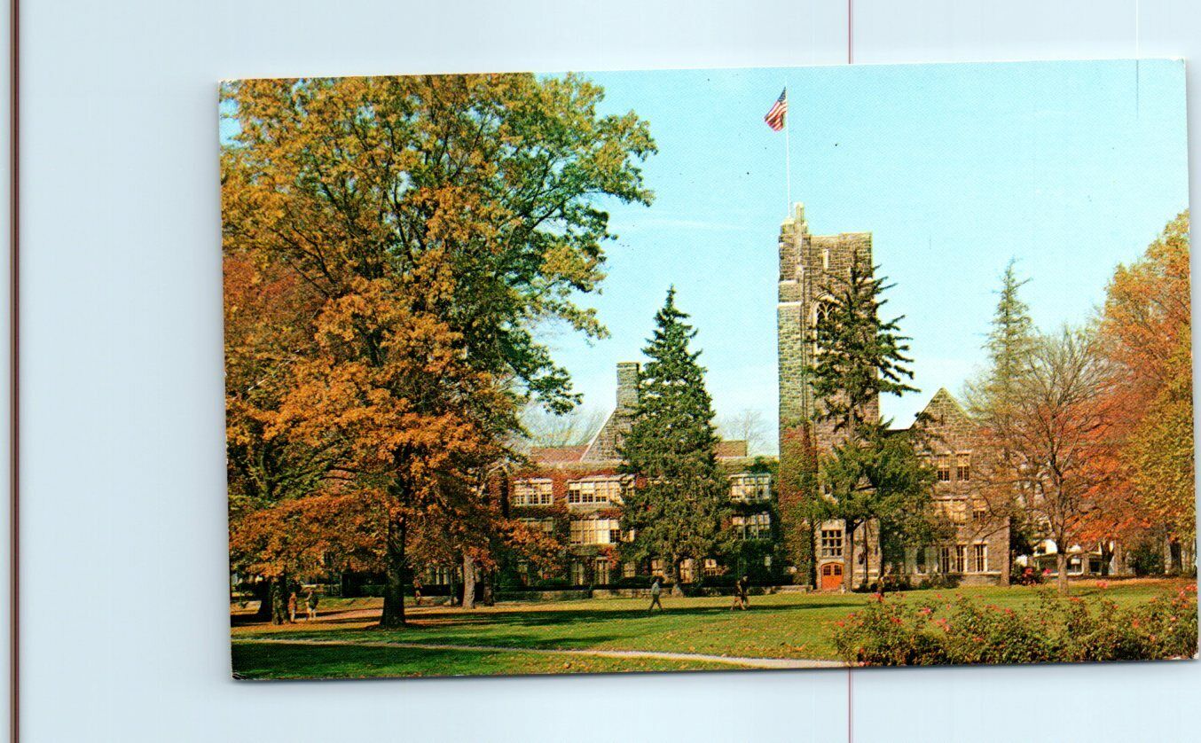 Postcard - Old Main Memorial, Westminster College, New Wilmington, Pennsylvania