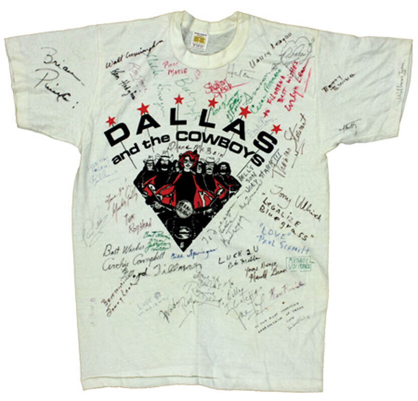 NANCY DAVIS REAGAN - SHIRT SIGNED WITH CO-SIGNERS