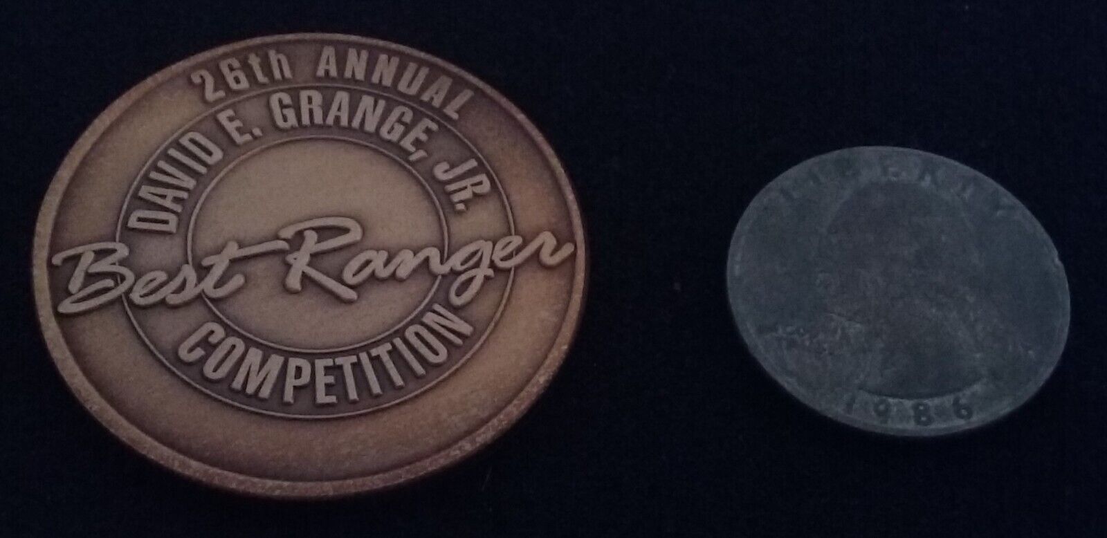 RARE 26th Annual Best Ranger Competition Special Forces SOCOM Challenge Coin