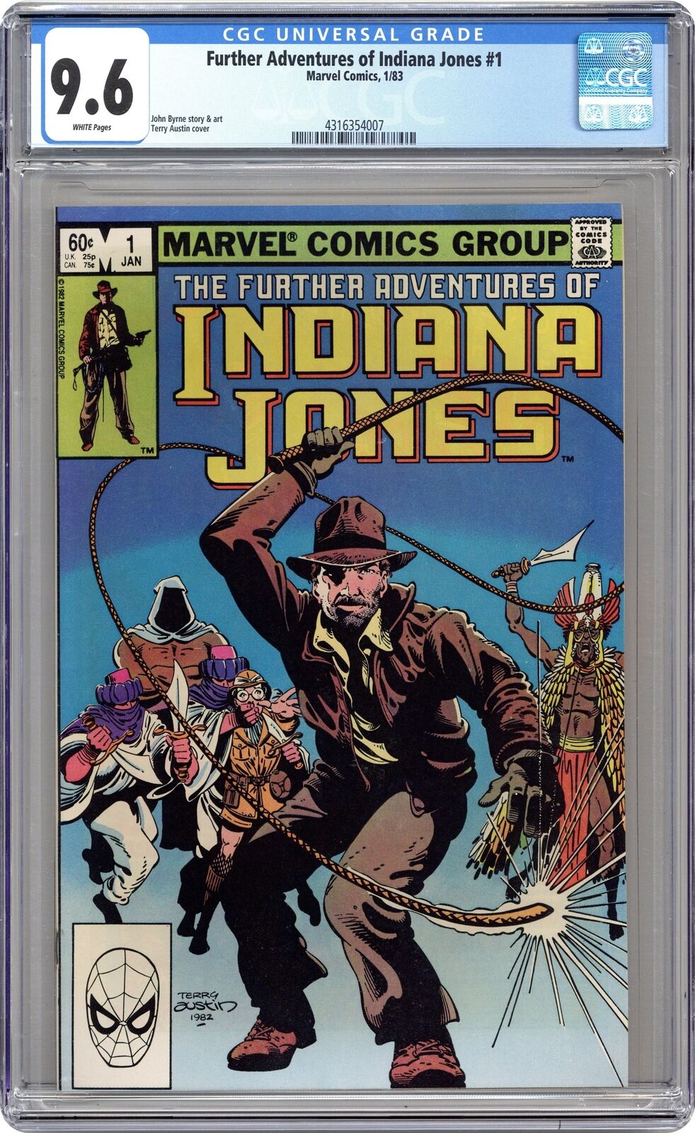Further Adventures of Indiana Jones #1 CGC 9.6 1983 4316354007