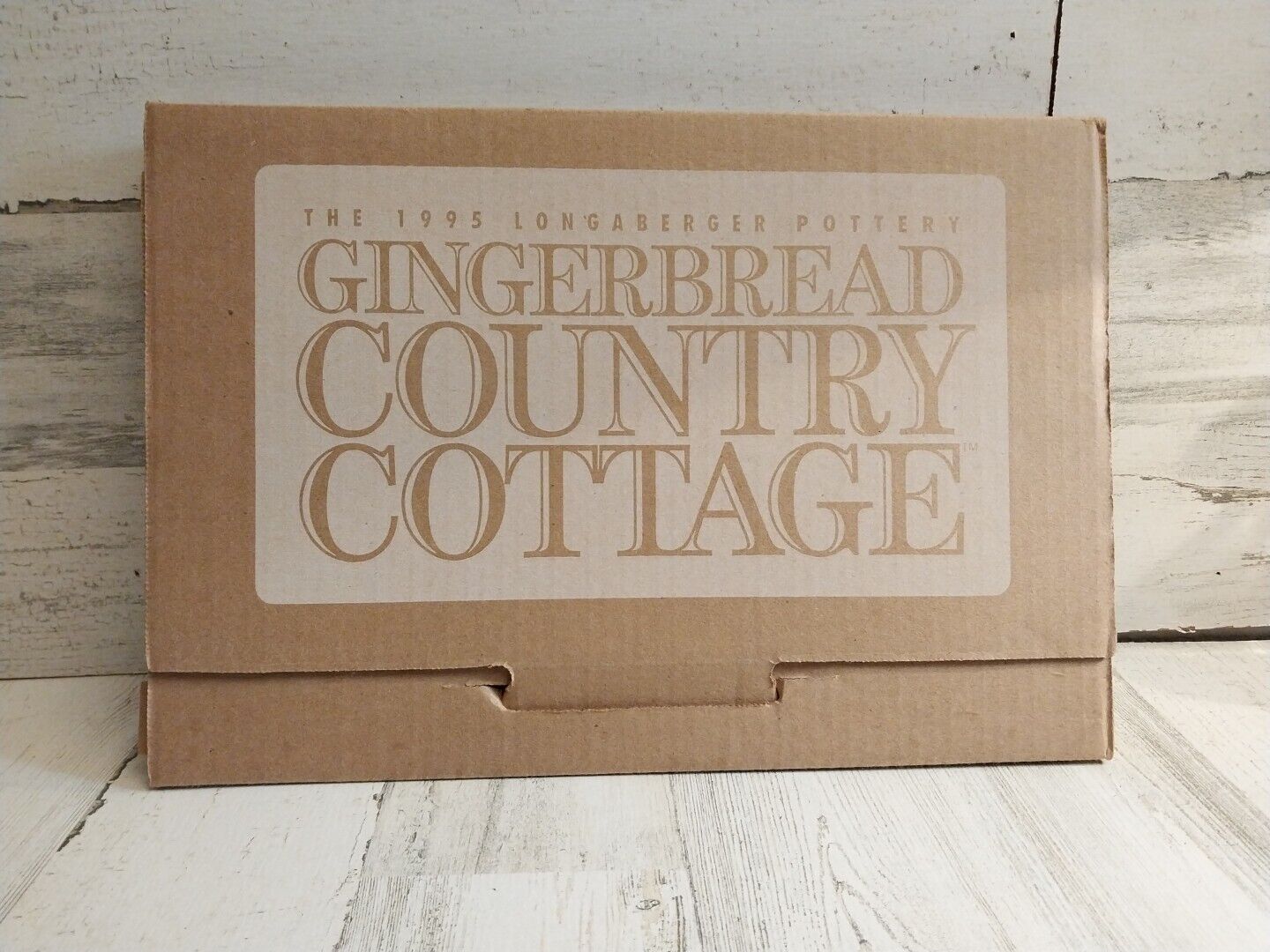 Gingerbread Vtg 1995 Longaberger Pottery  Country Cottage Mold #32476 New