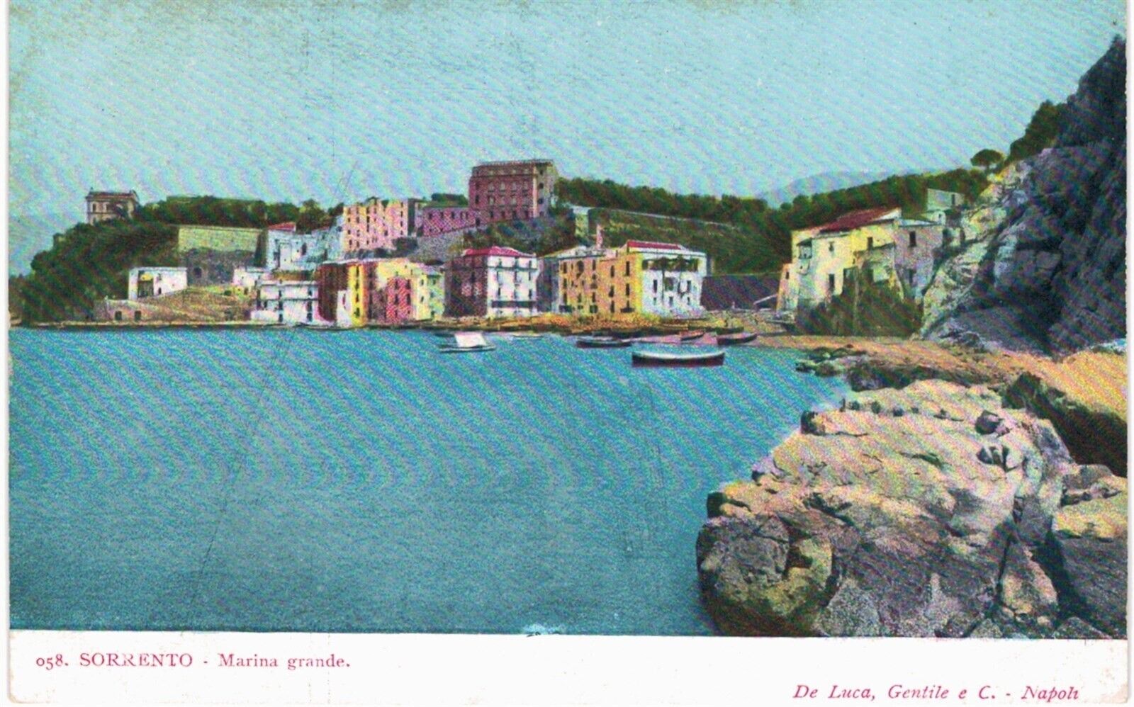 Italy Sorrento Marina Grande   1901 Unused  