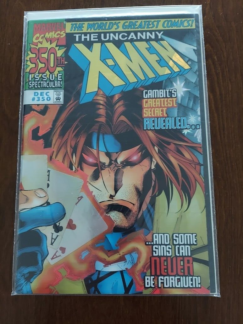 comic book uncanny X-men 350 holo 1997