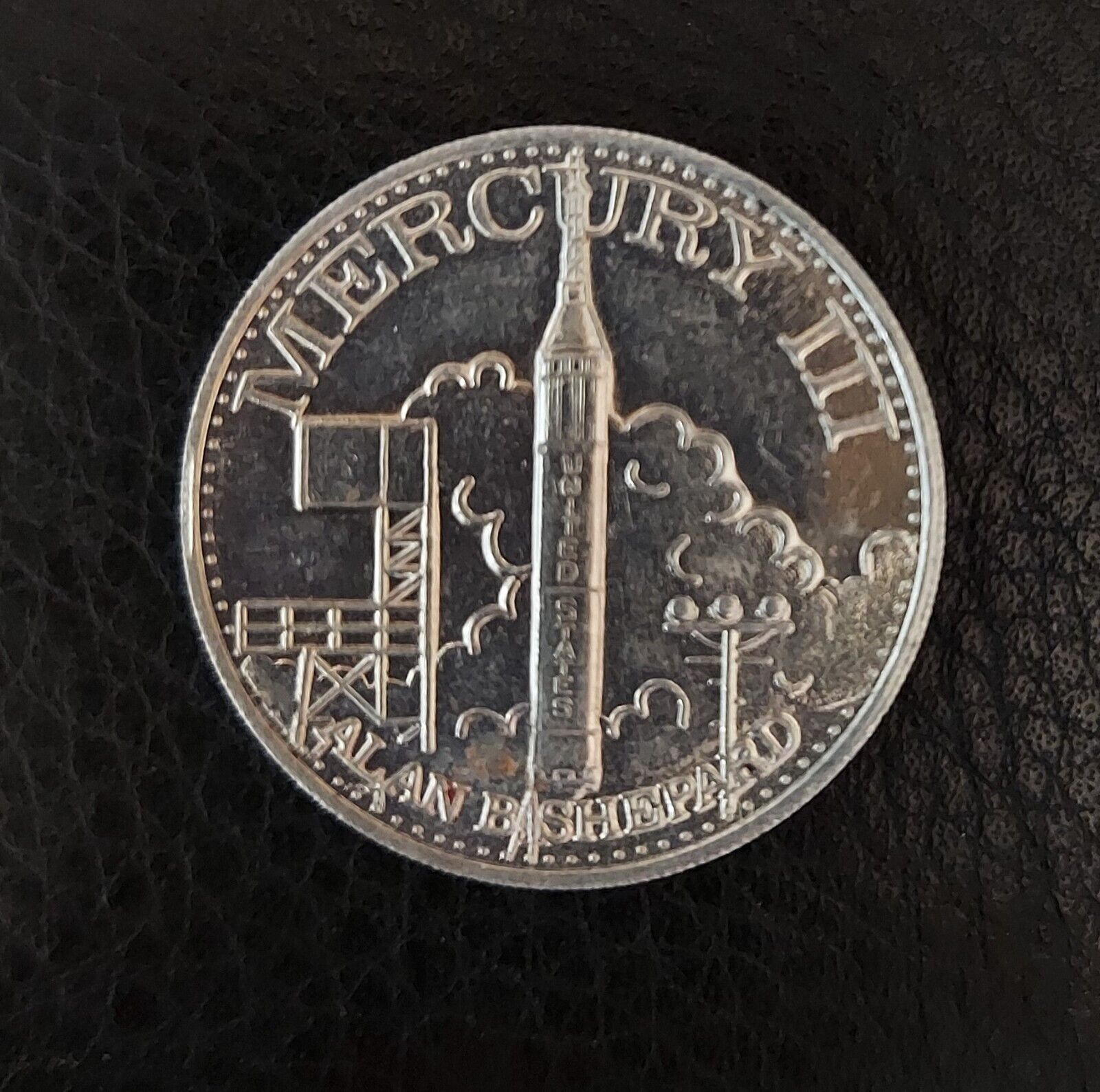 MERCURY III Mission NASA Vintage Space Program Medallion Medal Challenge Coin