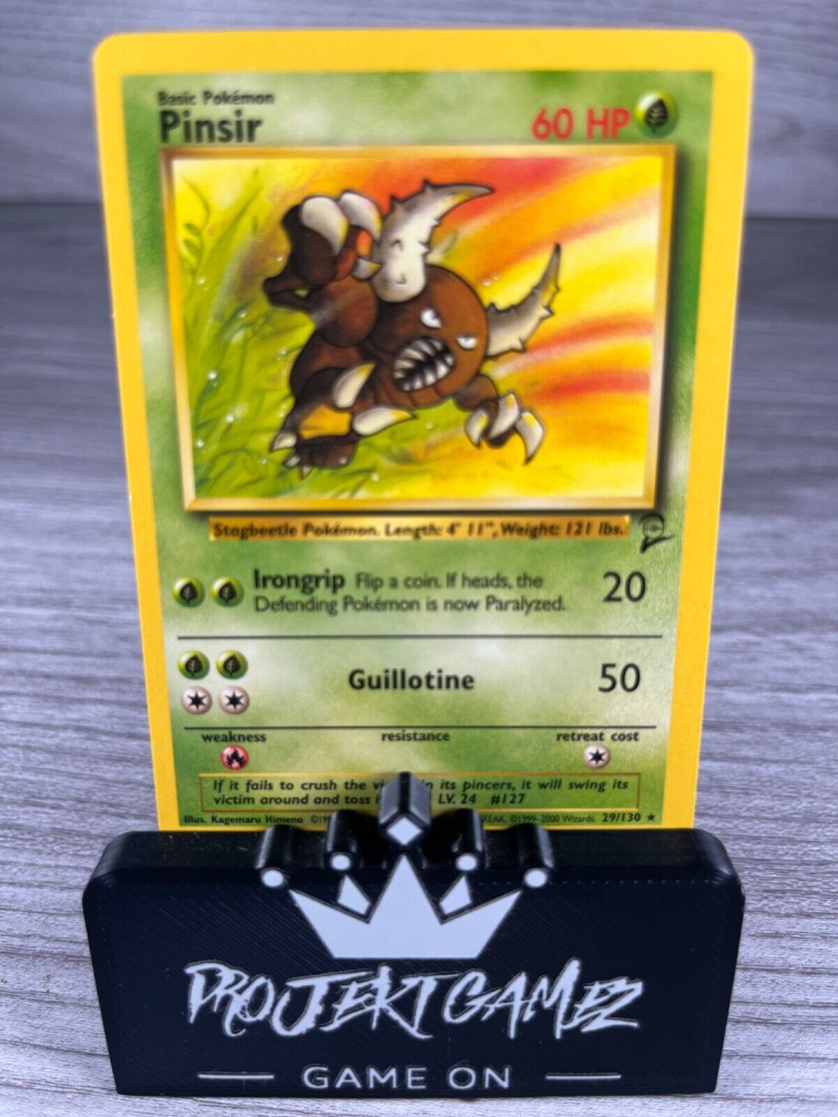 Pinsir Base Set 2 29/130 Regular Unlimited Rare Pokemon Trading Card TCG
