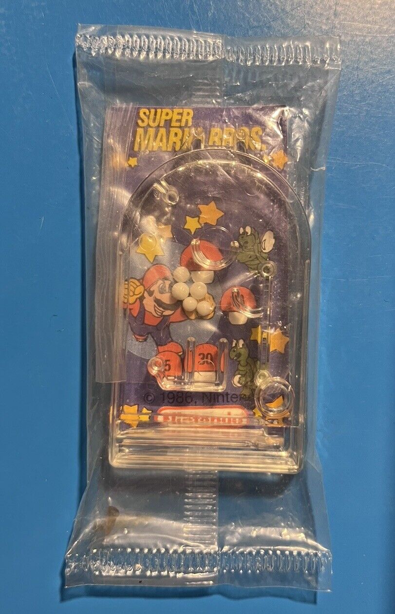 1989 Nintendo Cereal System Super Mario Bros Pinball Premium Toy Rare New