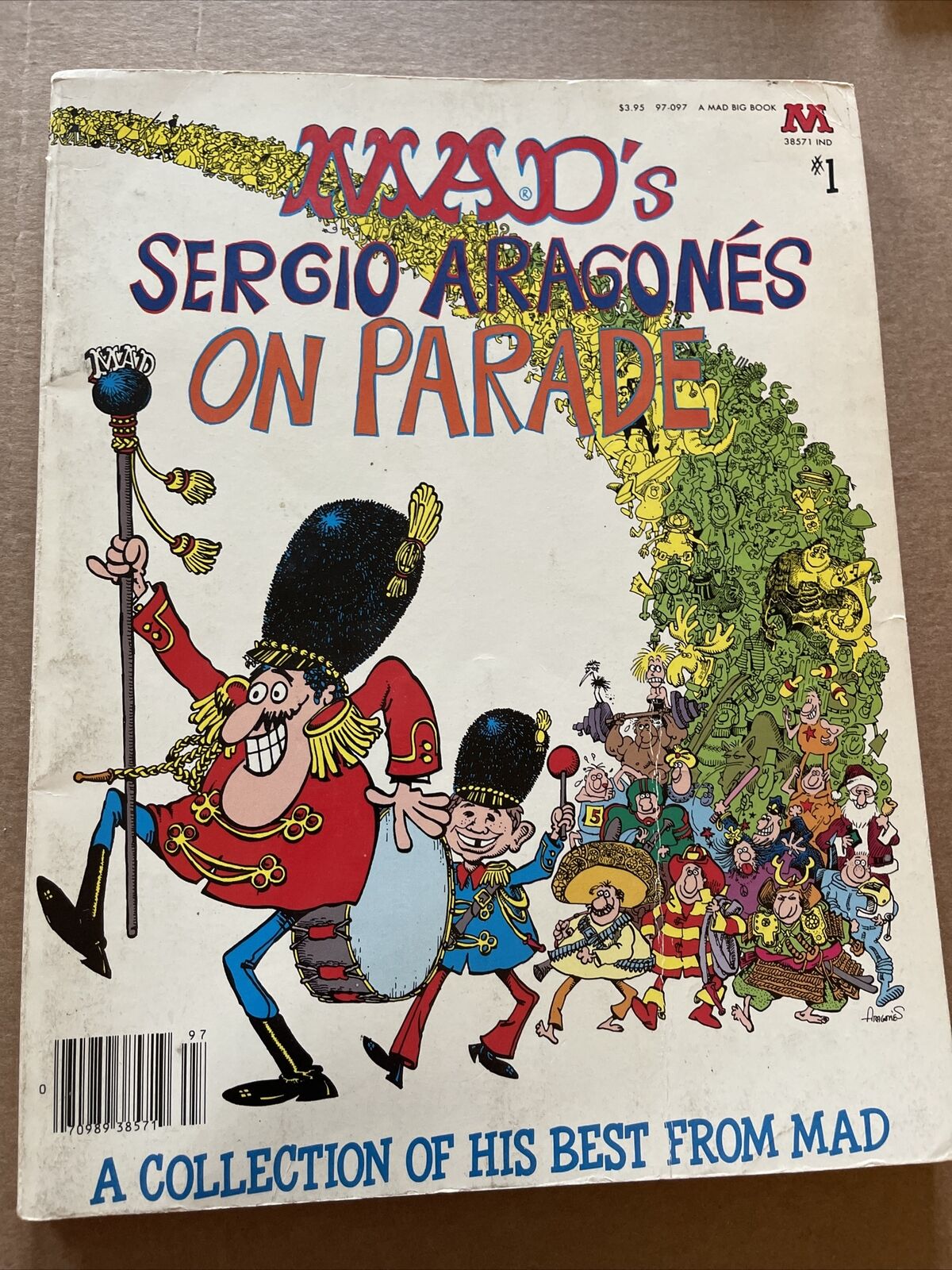 MAD\'s SERGIO ARAGONES ON PARADE #1  1979/1st Print TRADE PAPERBACK VG Ship Incl