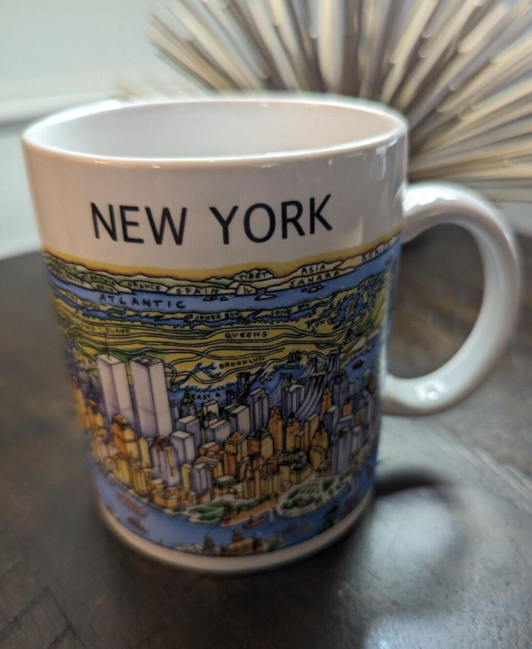 CityMugs A View Of The World New York City by Harvey Hutter (Quality Version)